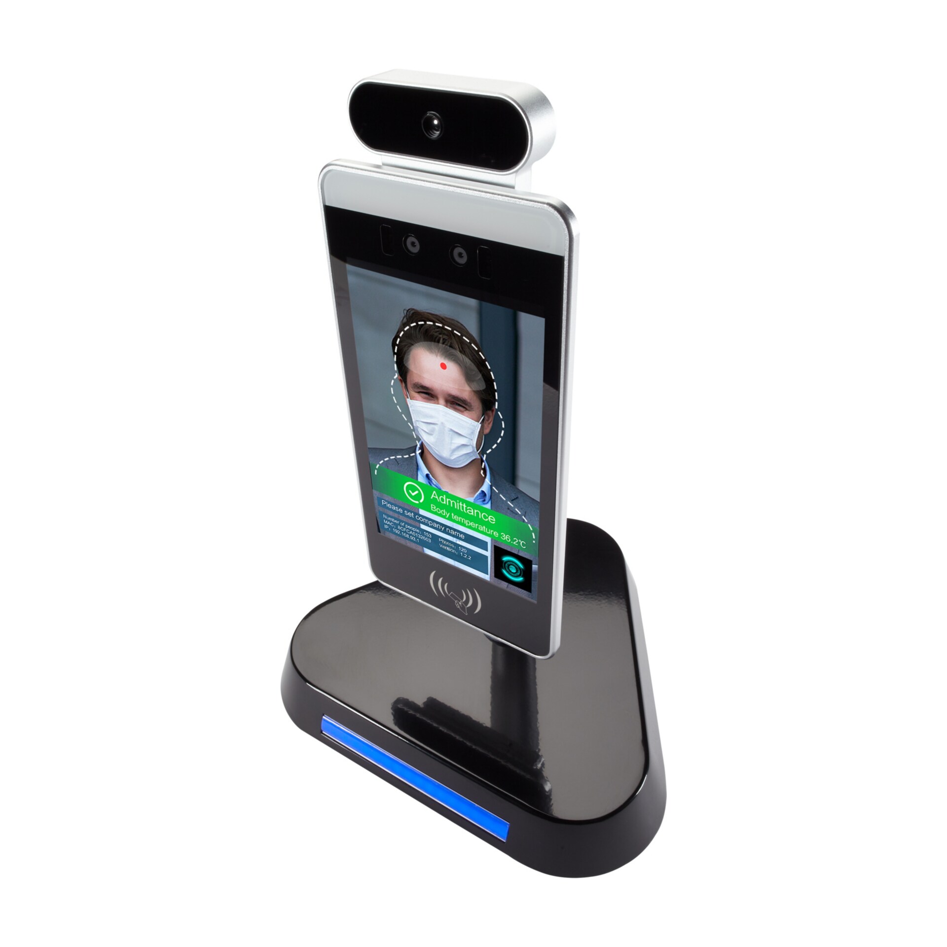 Shop Temperature Screening Kiosk with Facial Recognition